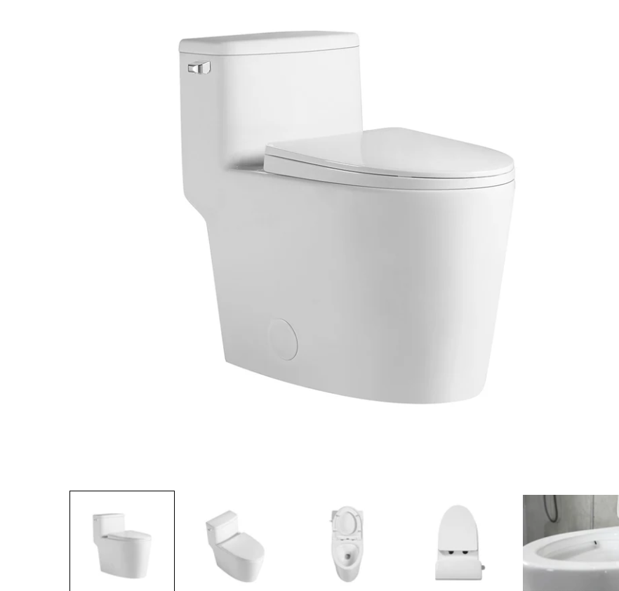 ADA K-0332 One-Piece 28"h Dual Flush Toilet (12" Rough)